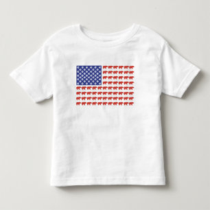 Camiseta Urso Grizzly Patriótico
