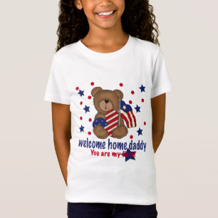 Camiseta Urso Home bem-vindo do pai
