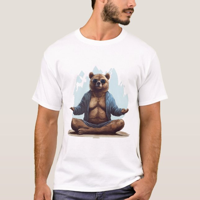 Camiseta Urso ioga (Frente)