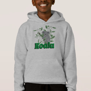Camiseta Urso Koala Adorável Subindo Árvore Eucalyptus