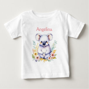 Camiseta Urso Koala Bebê Personalizado 