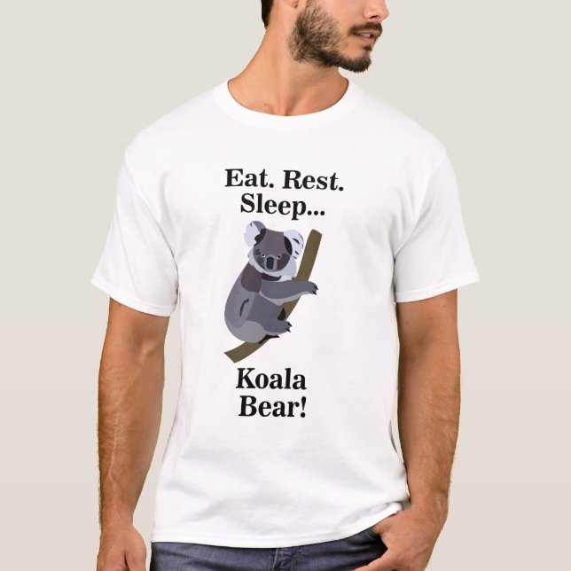 Camiseta Urso Koala Engraçado (Frente)