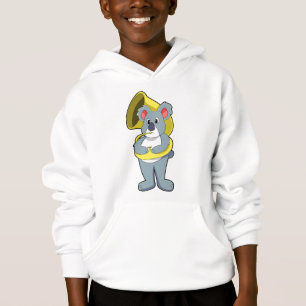 Camiseta Urso Koala na Música com Saxofone.PNG