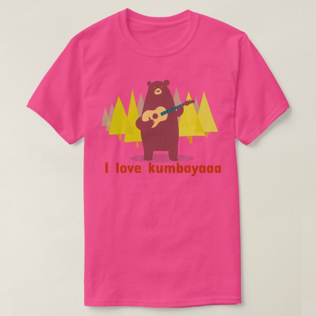 Camiseta Urso Kumbaya (Frente do Design)