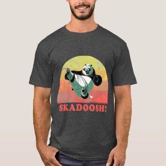 Camiseta Urso Kung Fu Skash Retrato Círculo amigo bo