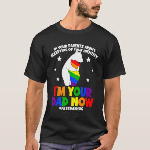 Camiseta Urso LGBT de Orgulho gay Mês LGBT de Abraços de Pa