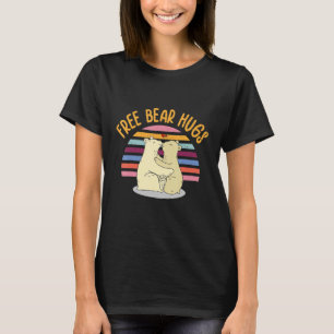 Camiseta Urso Livre Abraça Urso Pequeno Urso Bonito Panda F