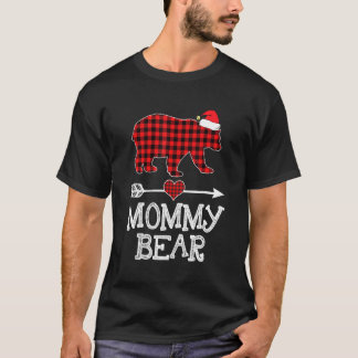 Camiseta Urso mamãe Vermelho Buffalo Mamãe Urso-Xadrez Paja