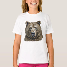 Camiseta Urso Marrom Grande