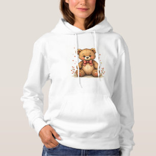 Camiseta Urso marrom pequeno e fofo com gravata