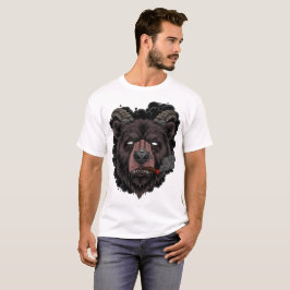 Camiseta Urso Místico Chifrudo