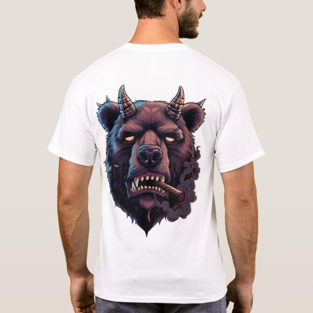 Camiseta Urso Místico Hornudo (Verso)