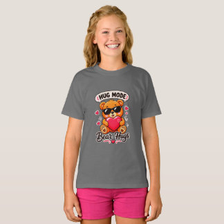 Camiseta Urso Modo Abraço Meninas