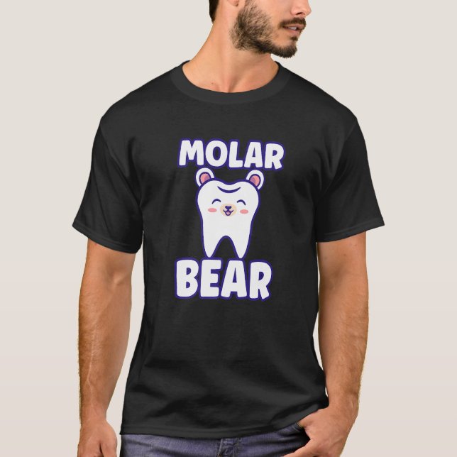 Camiseta Urso Molar Dentista Urso Polar Bears (Frente)