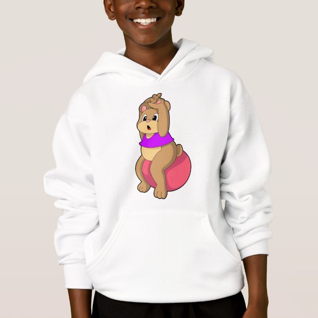 Camiseta Urso na Malhação com a bola de Exercício.PNG (Frente)