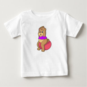 Camiseta Urso na Malhação com a bola de Exercício.PNG