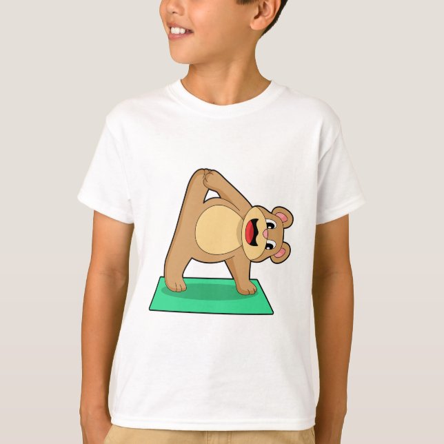 Camiseta Urso na Malhação de Yoga (Frente)