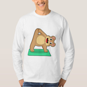 Camiseta Urso na Malhação de Yoga