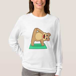 Camiseta Urso na Malhação de Yoga