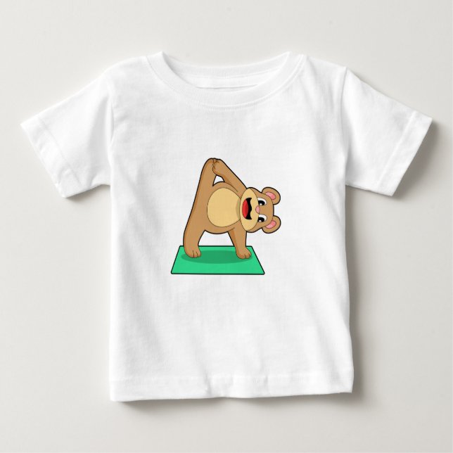 Camiseta Urso na Malhação de Yoga (Frente)