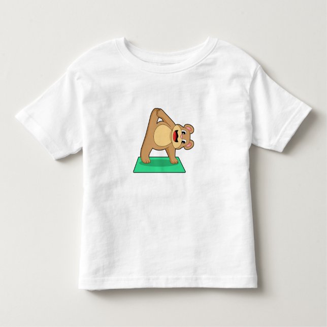 Camiseta Urso na Malhação de Yoga (Frente)
