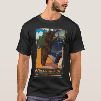 Camiseta Urso Nacional do Parque Vintage Yellowstone