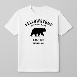 Camiseta Urso Nacional do Parque Yellowstone