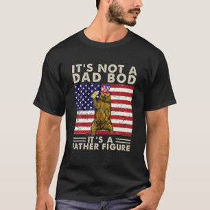 Camiseta Urso Não é um Pai É um Pai Figura EUA F