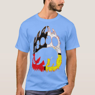 Camiseta Urso Nativo Americano