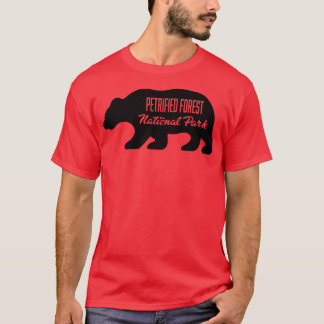 Camiseta Urso Negro do Parque Nacional da Floresta Petrific