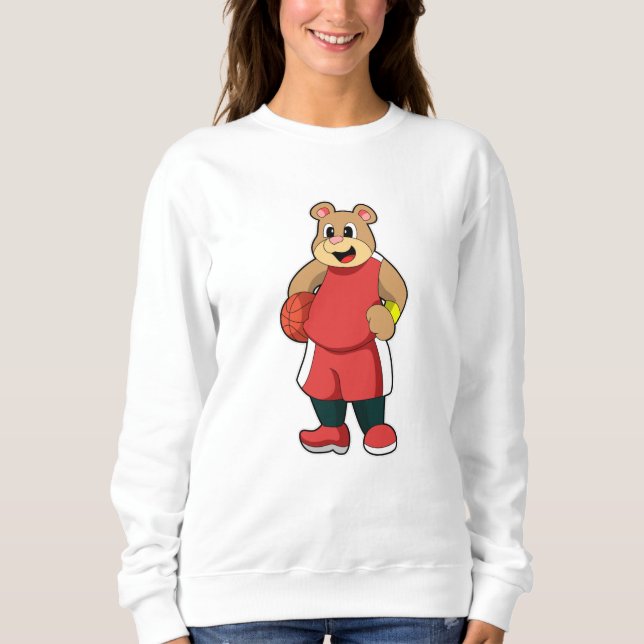 Camiseta Urso no Basquete (Frente)