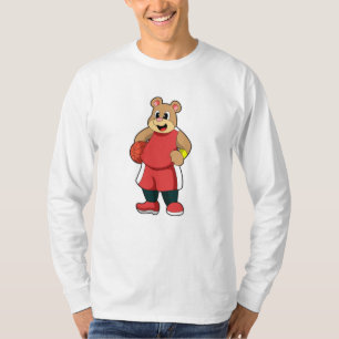 Camiseta Urso no Basquete