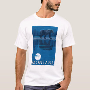 Camiseta Urso no luar - Montana