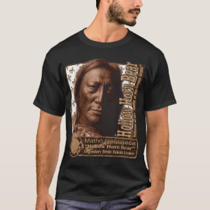 Camiseta Urso oco Brule Dakota do chifre