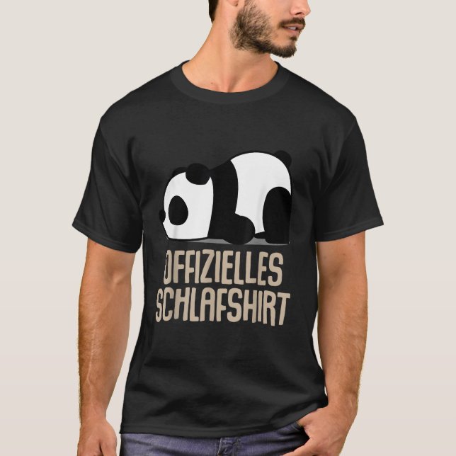 Camiseta Urso Oficial Panda Dormindo Urso Panda (Frente)