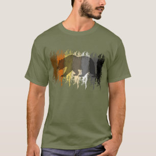 Camiseta Urso Orgulho Gay Sombra Grunge Legal