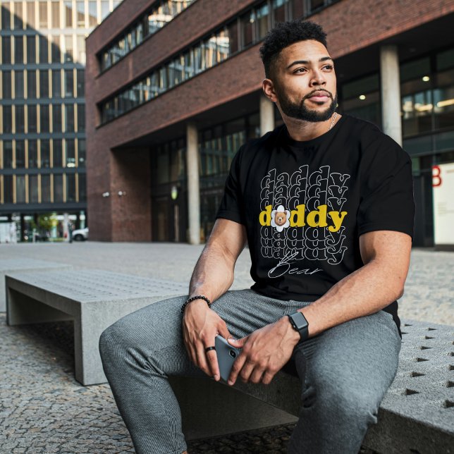 Camiseta Urso pai, Presentes para Pai, Feliz Dia do Pai (Criador carregado)