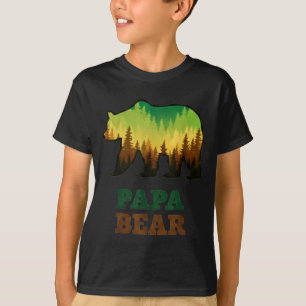 Camiseta Urso pai vintage retro divertido