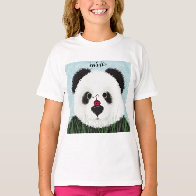 Camiseta Urso Panda Adorável (Frente)