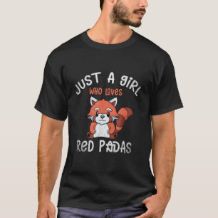 Camiseta Urso Panda Animal Bambu Panda Vermelho