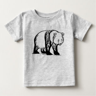 Camiseta Urso Panda Animal Selvagem Arte Árvore