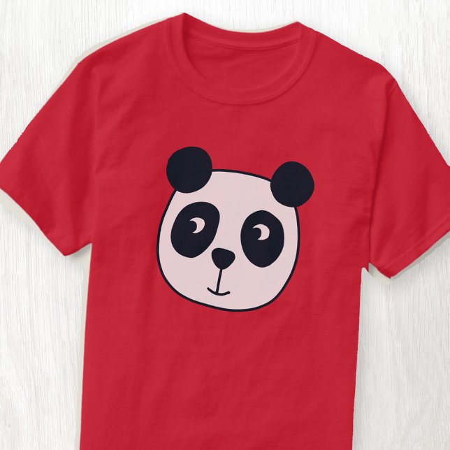 Camiseta Urso Panda Bonito (Fun panda cartoon t-shirt for animal and wildlife lovers)
