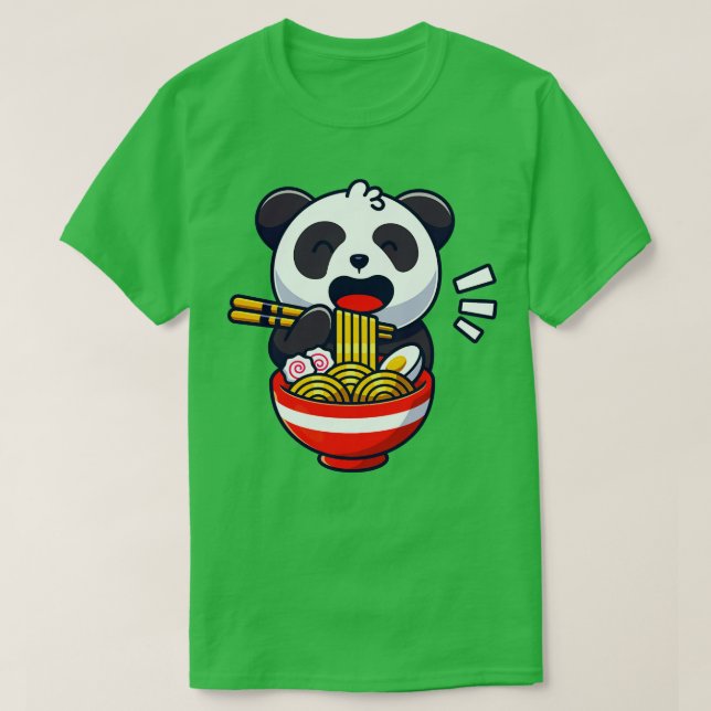 Camiseta Urso Panda Cujo Urso Come Sopa De Amém (Frente do Design)