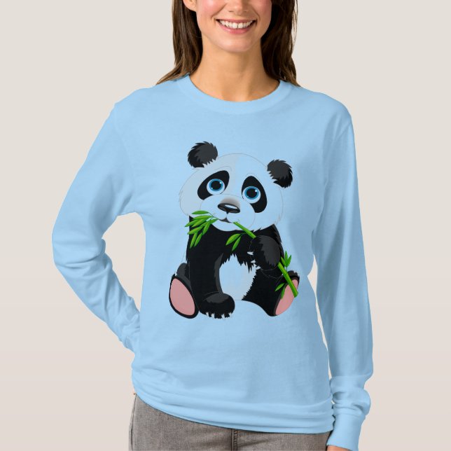 Camiseta Urso panda fofo (Frente)