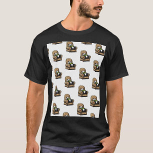 Camiseta Urso Panda Lendo