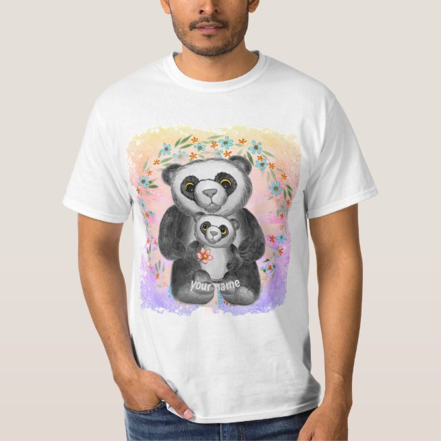 Camiseta Urso Panda Mãe Amor (Frente)