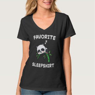 Camiseta Urso Panda Pandas Soneca Dormindo Dormir Pijamas P