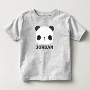 Camiseta Urso Panda Pequeno Fofo com Nome Personalizado
