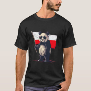 Camiseta Urso Panda Polônia Bandeira Polonesa Raízes Polone