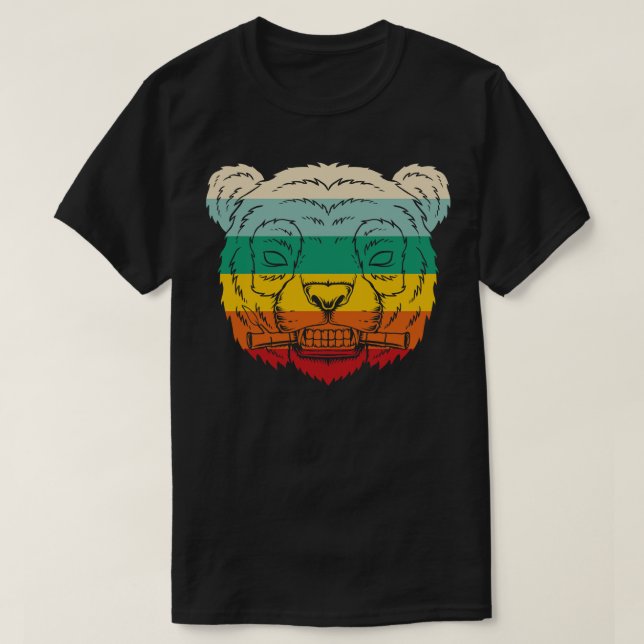Camiseta Urso Panda Retro (Frente do Design)
